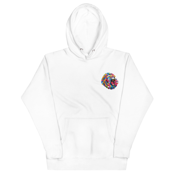 EMBROIDERED LION HOODIE